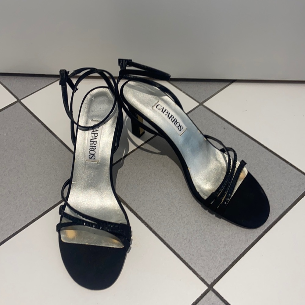Leather Caparros heels